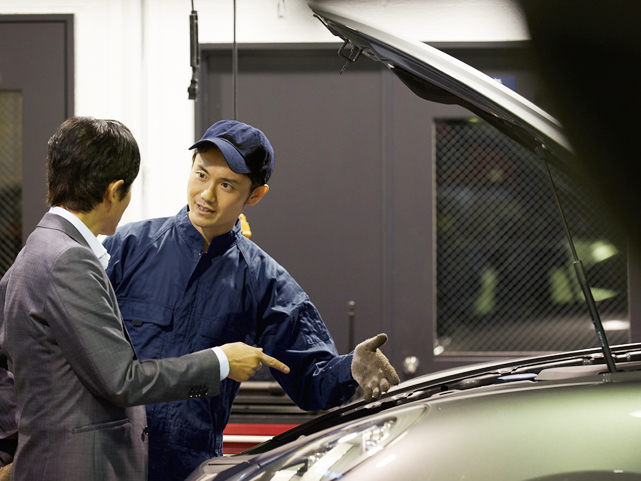 お見積り提示（車検実施の当日～2週間前）