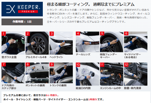 EXキーパー プレミアム施工